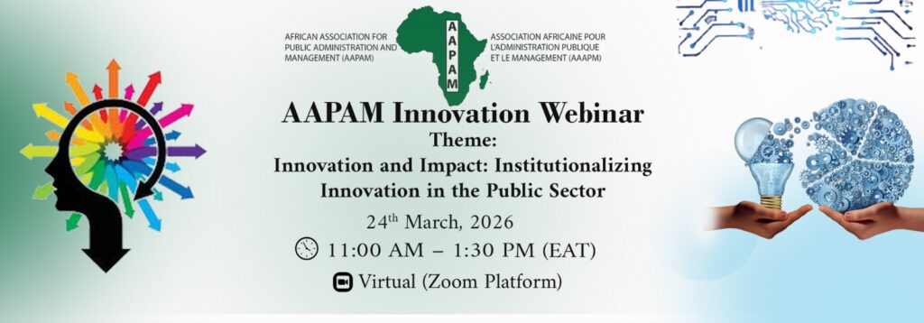 AAPAM Innovation Webinar