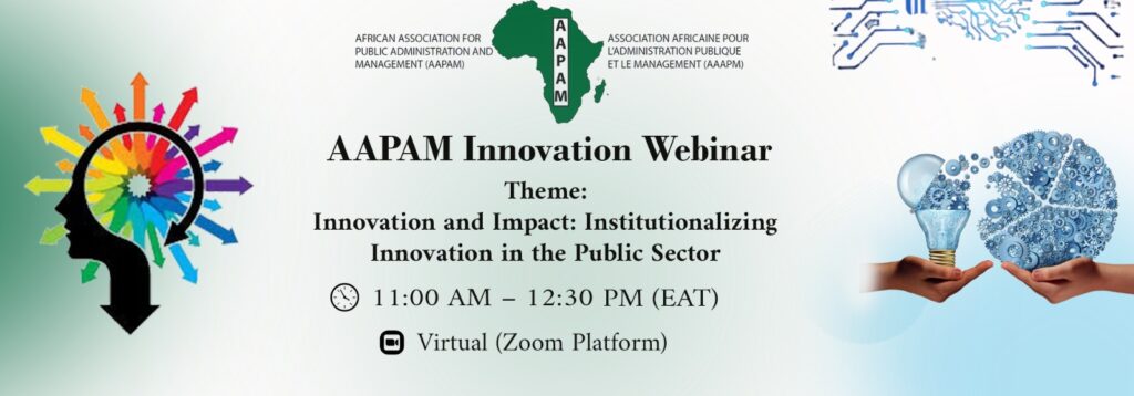 AAPAM Innovation Webinar